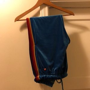 Aviator Nation Blue Velvet Sweatpant